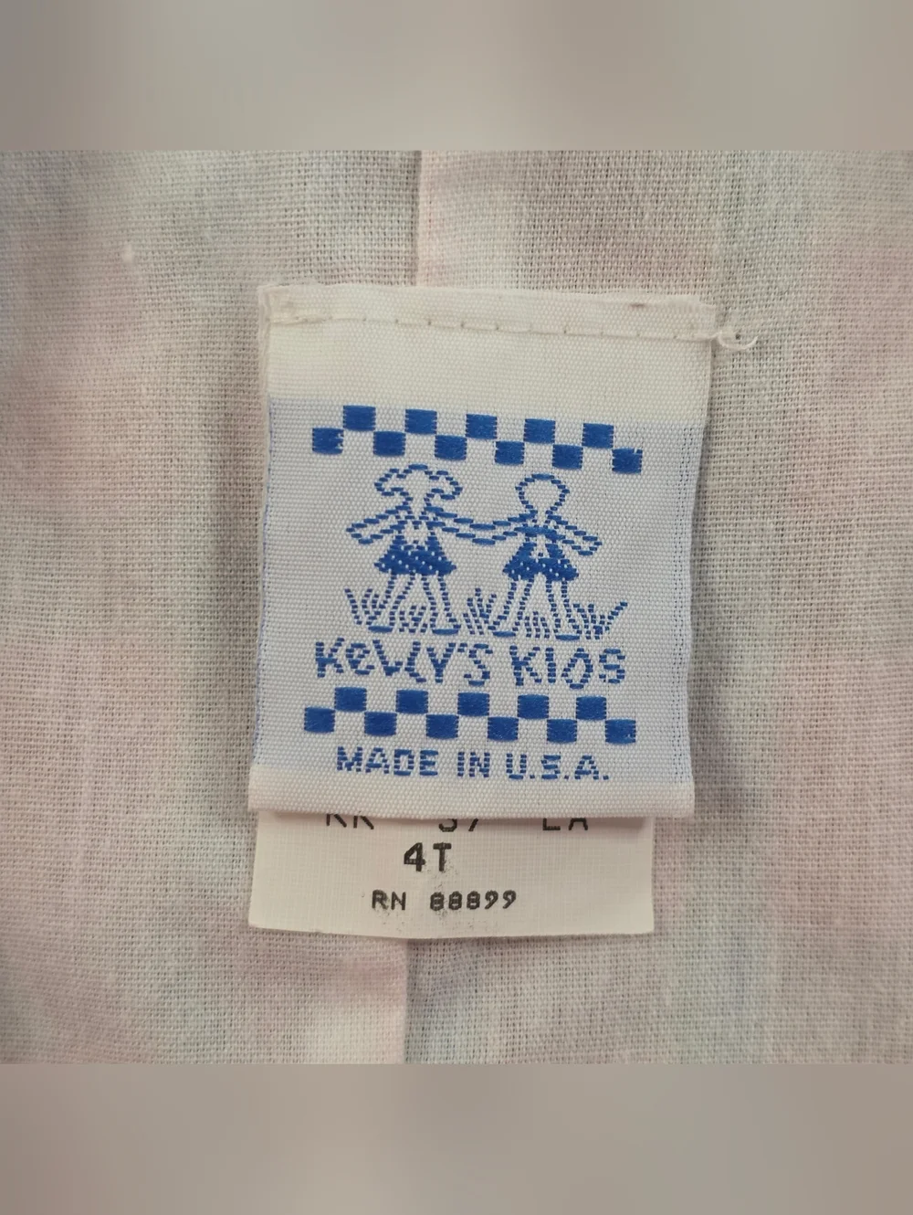 Kelly’s Kids Red Plaid Taxi Applique Overall Romper Boys 4T USA Vintage 80s/90s